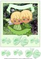 Blonde Haired Baby Boys Peas in a Pod Card Front 4