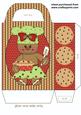 Green and Red Christmas Gingerbread Gift Bag 1