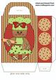 Green and Red Christmas Gingerbread Gift Bag 4