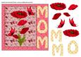 Mom Red Poppies Card Front