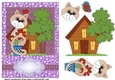 Cute cat new home card front