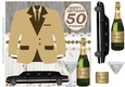 Man about town age 50 card front