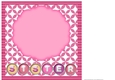 Pink Sister card front blank