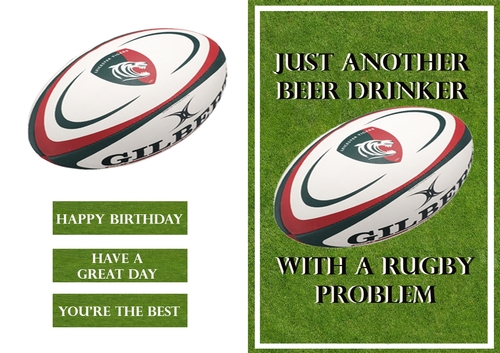 Beer Drinker - Rugby Birthday