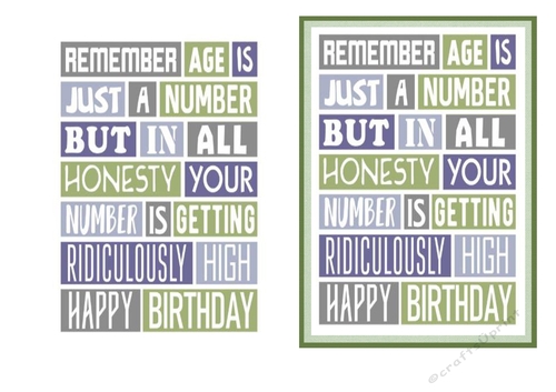 Age Is Just A Number