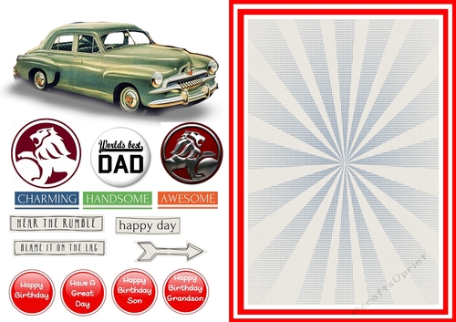 Holden Retro Car Birthday