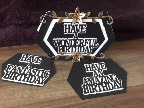 Hexagon Cutting File Card Kit