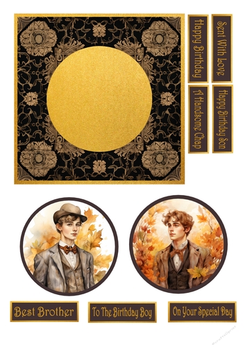 Victorian Teenage Boy Birthday