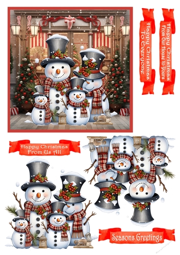Snowman Family