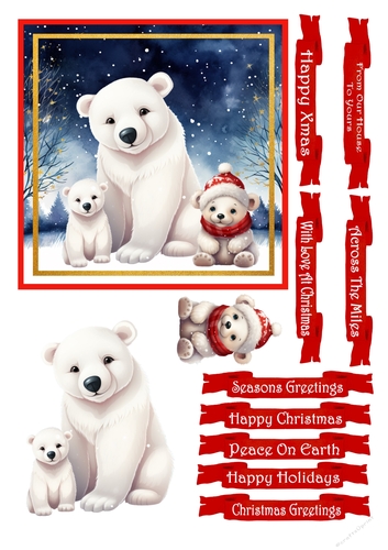 Christmas Polar Bears 2