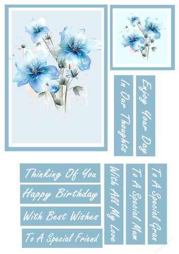 Blue Bouquet