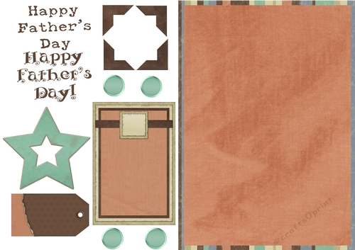 Fathers Day - Teal & Terracotta