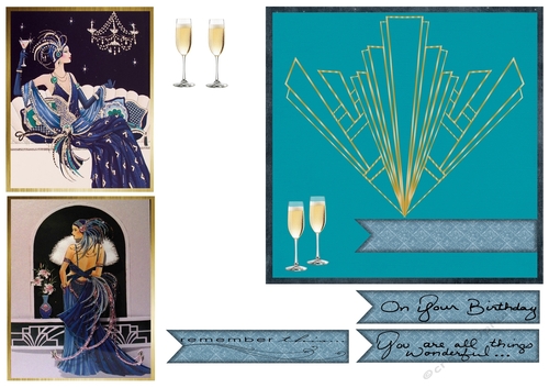 Art Deco Regal Blue