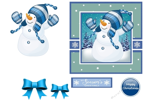 Happy Christmas Snowman