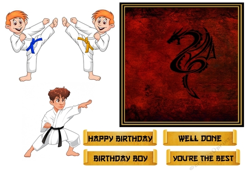 Karate Birthday Boy