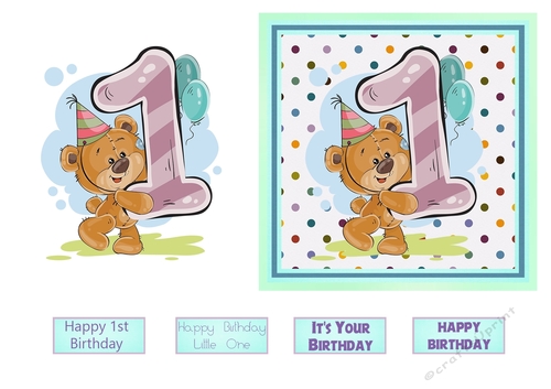Teddy 1st Birthday