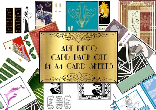 Art Deco Card Pack One