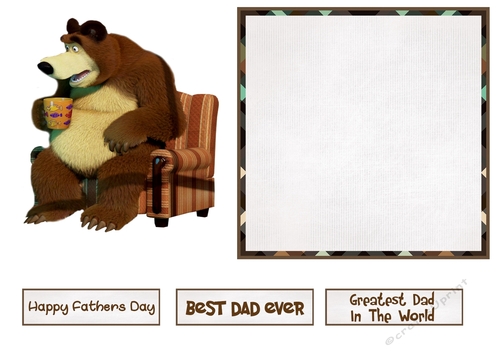 Fathers Day Bear