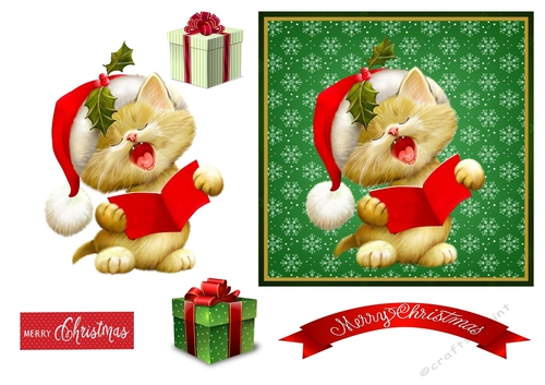 Christmas Kitten