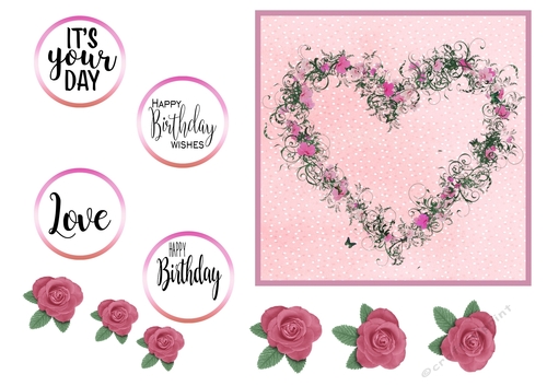 Purple Rose Birthday