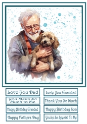 Grandad & His Dog 1