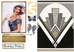 Art Deco Silver & Gold