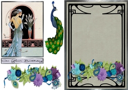 Art Deco Peacock