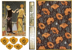 Art Deco Poppies