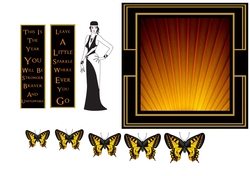 Art Deco - Gold Sparkle