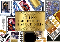 Art Deco Card Pack Two