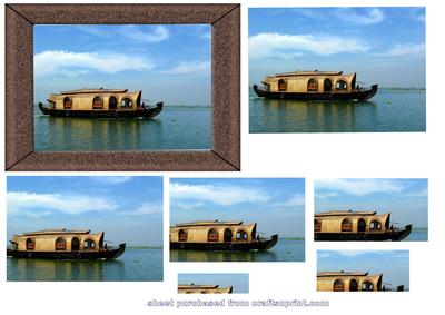 Tourist Boat on Scenery Pyramid
