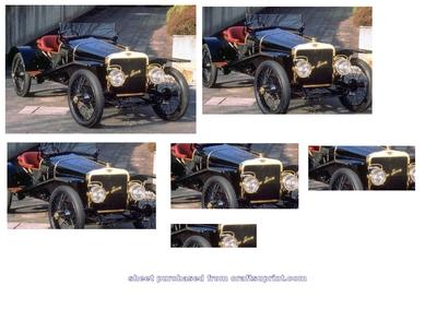 Vintage Car Pyramid