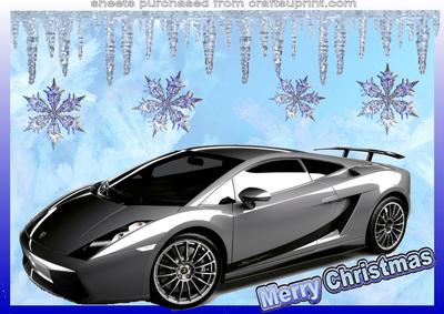 A4 Lamborghini Ice/christmas Scenery 1 of 2