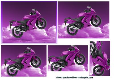 Purple Superbike Pyramid