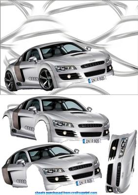 Audi Sport Decoupage