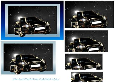 Foa Tracey Audi Sport Car in Midnight Scenery Pyramid