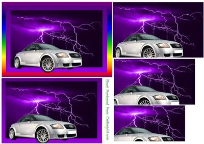 Silver Audi Sport Pyramid