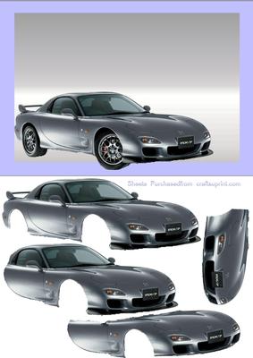 Mazda Rx7 Decoupage