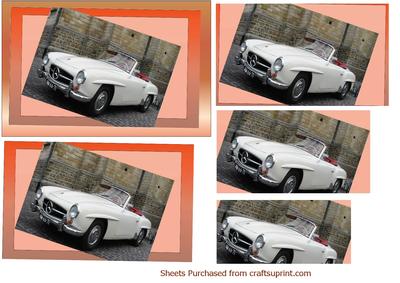 Foa Joyce :) Mercedes 1960's Sport Car Pyramid