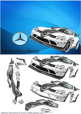 Mercedes Decoupage
