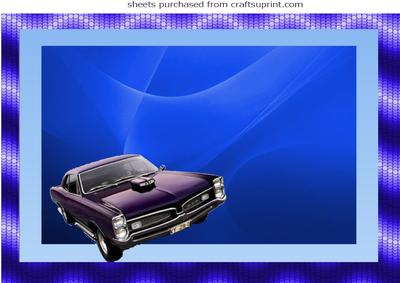 A4 Ford Gto Decoupage