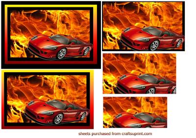 Fire Red Mclaren Pyramid