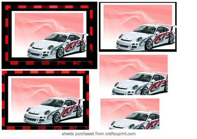 Sport White Porsche Pyramid