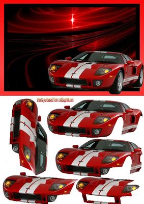 Ford Gt40 Decoupage