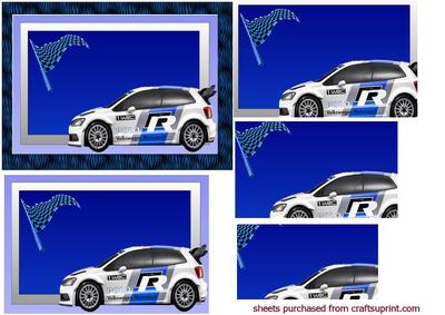 Wrc Rally Car on Abstract Background Pyramid