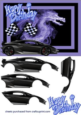 Lamborghini Reventon Decoupage