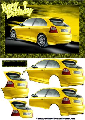 Mg Zr Yellow Decoupage