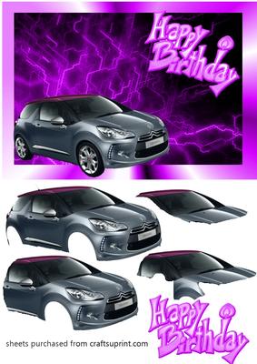 Citroen Ds3 Decoupage