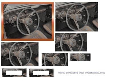 Inside Vintage Classic Car Pyramid