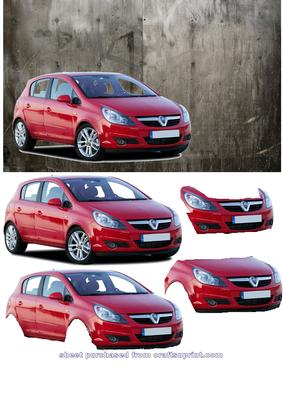 Vauxhall Corsa Decoupage